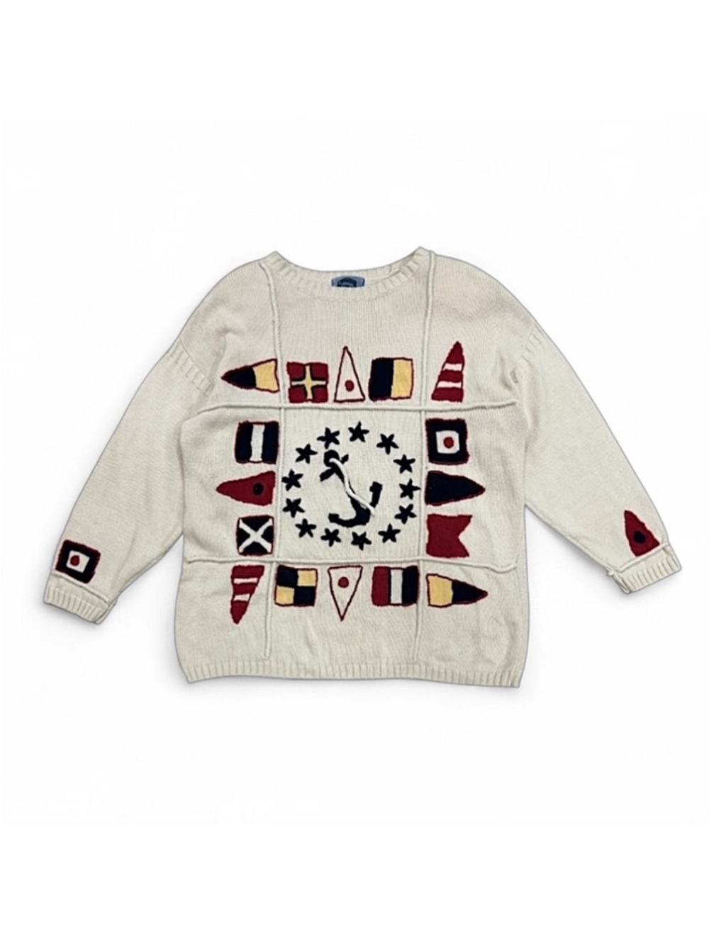 Vintage Nautical Sweater by Cambridge Dry Goods Company Size Large